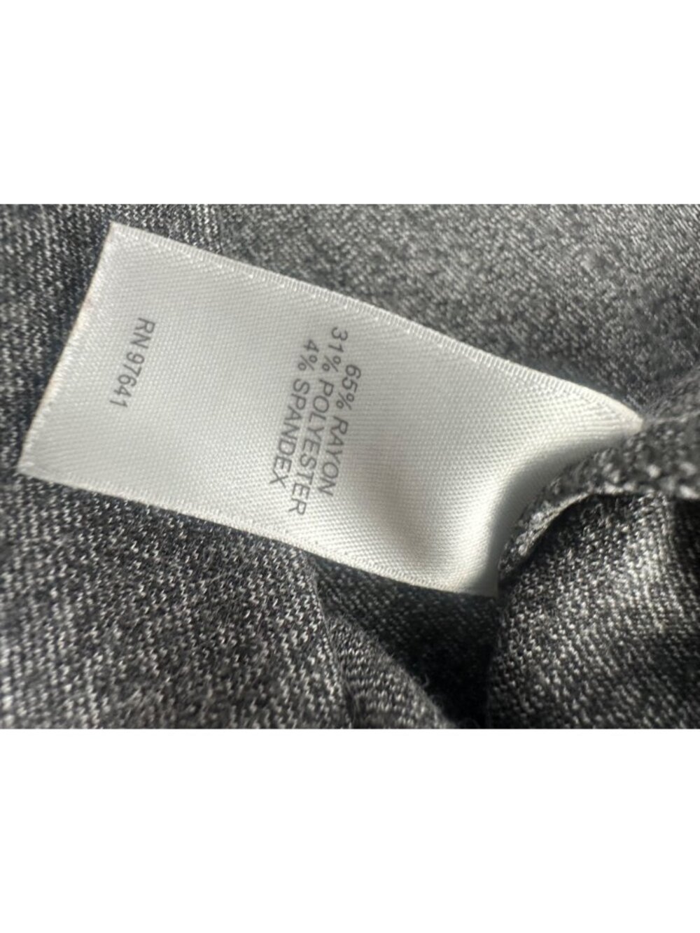 J Jill Wearever Pull On Ponte Knit Straight Leg Pants XL Heather Gray Career - Picture 5 of 8